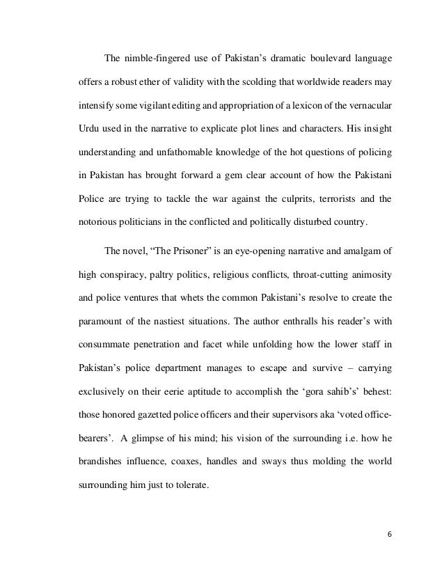 thesis on crime in pakistan